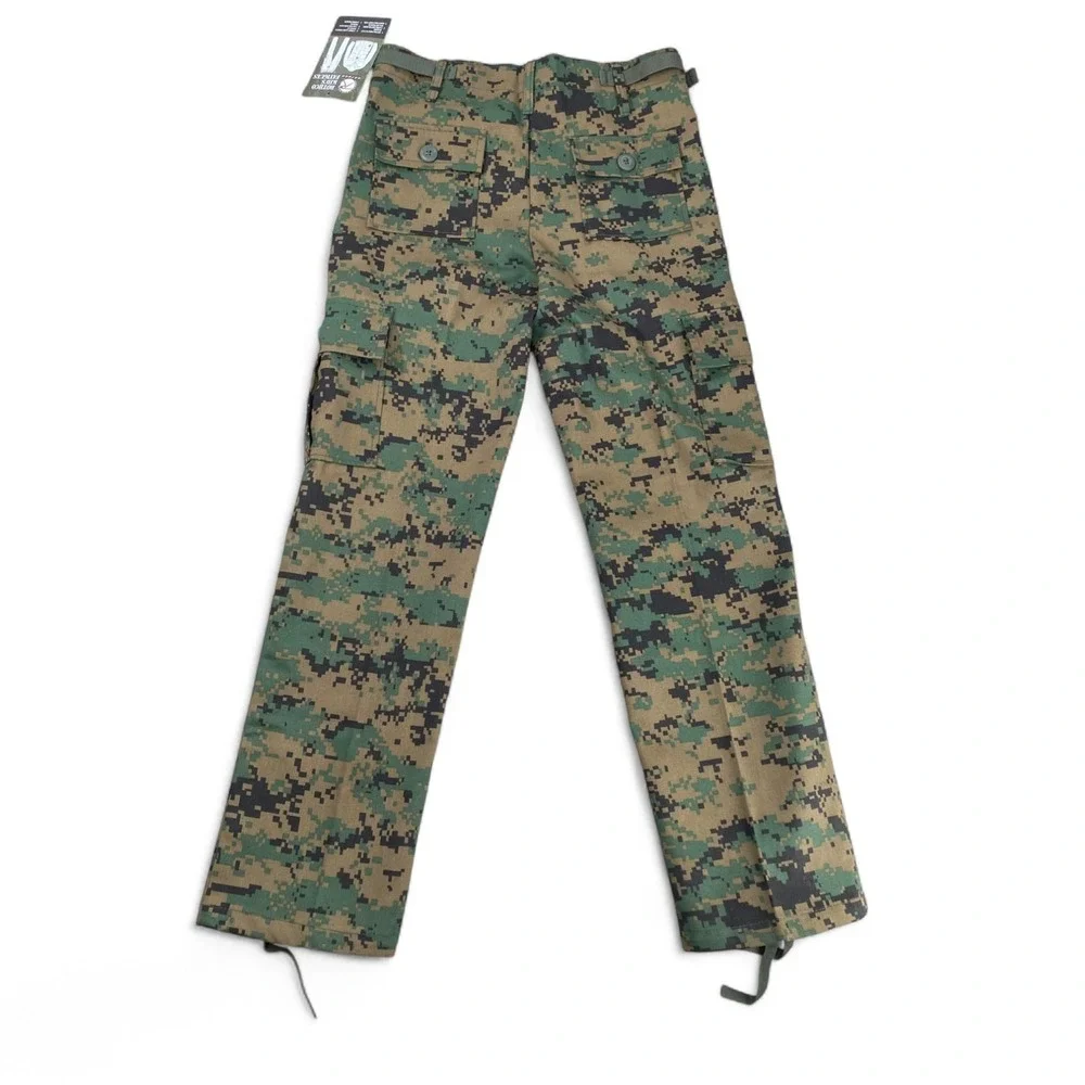Rothco‎ Camouflage Pants Kids Size Medium BDU Army Woodland Digital Camo NWT